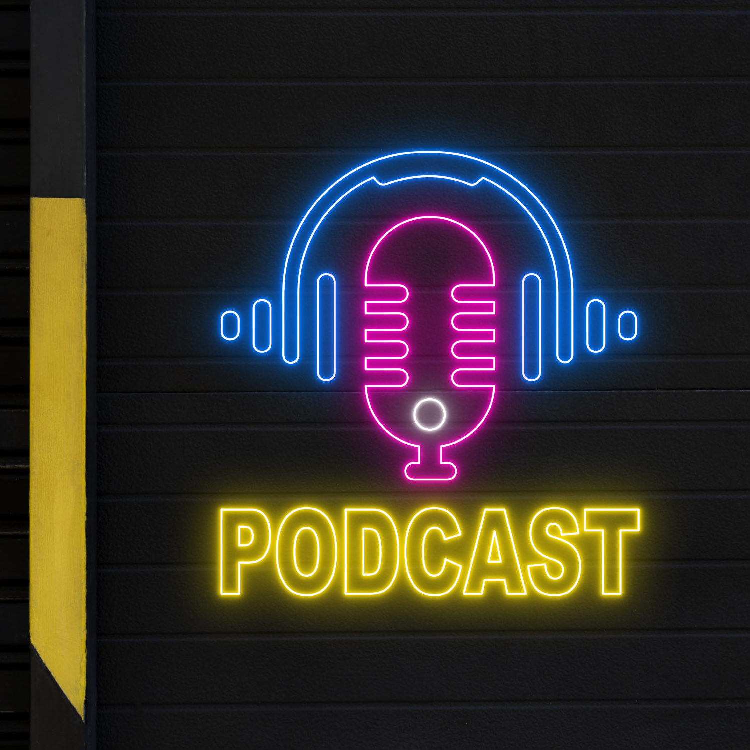 Podcast Neon Sign Studio Wall Art Decor