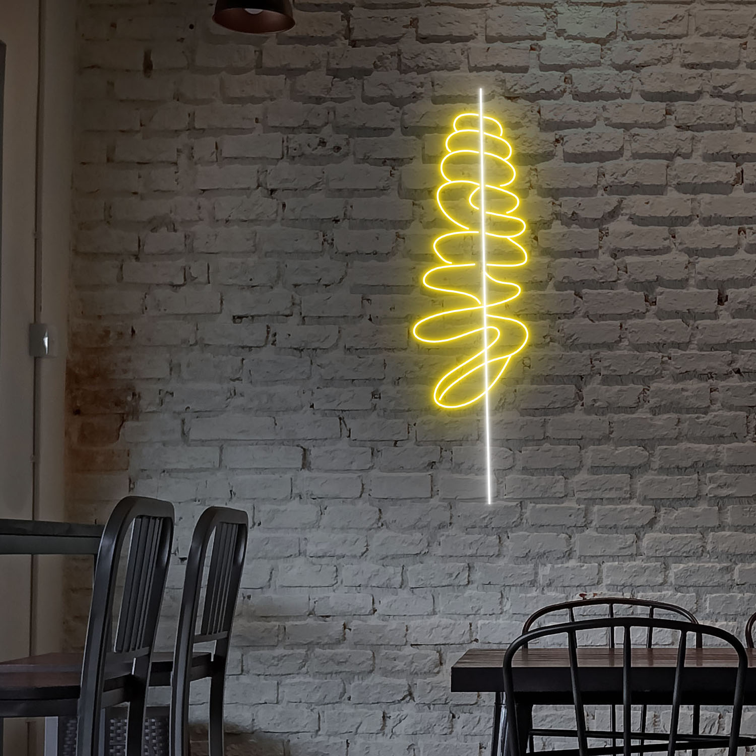 Twisted Potato Neon Sign Tornado Restaurant Wall Decor