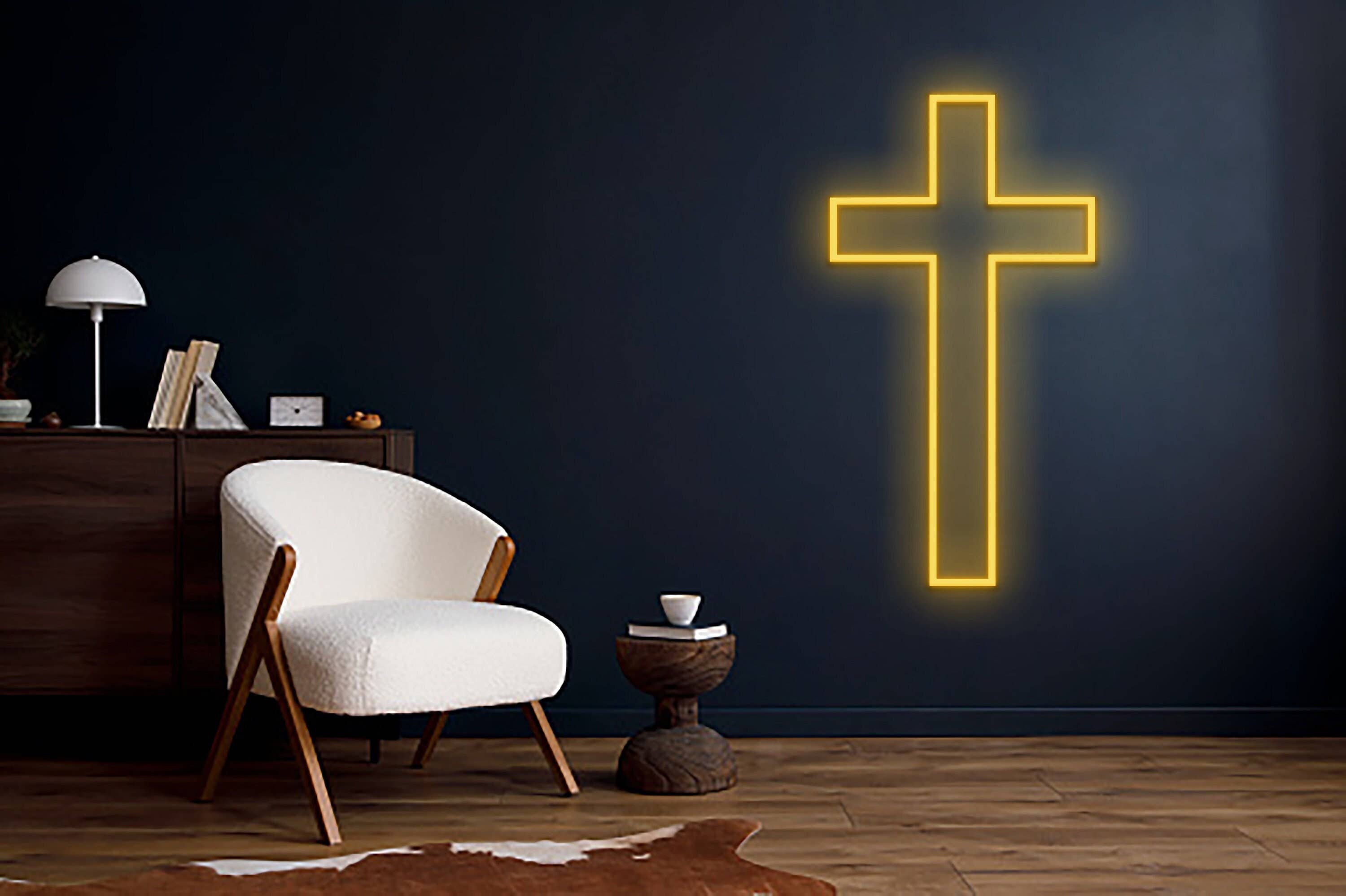 Jesus Cross Neon Sign