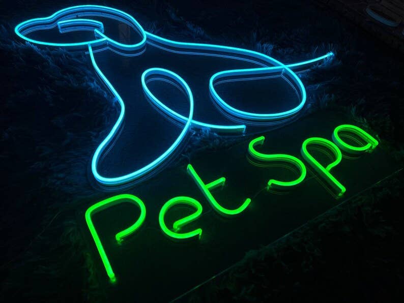 Pet Spa Shop Signboard