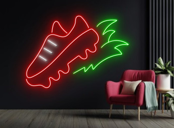 Football Neon Sign