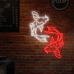 KOI Fish Neon Sign Japanese Style Wall Art Decor