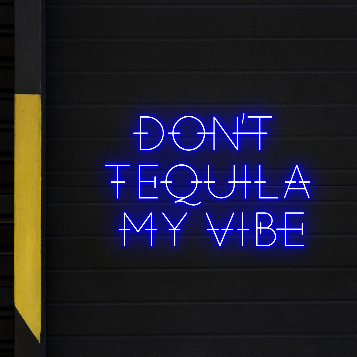 Don't Tequila My Vibe Neon Sign Bar Decor Wall Art