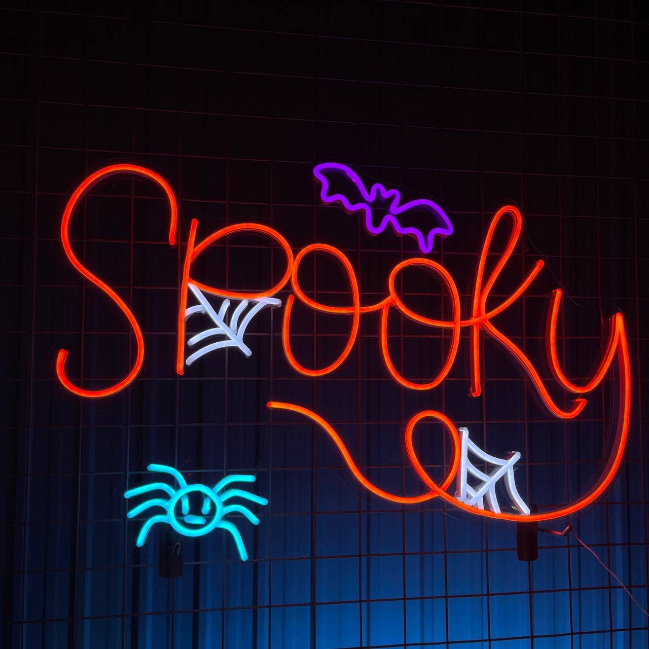 Spooky Neon Signs Halloween Long-lasting Light Decor