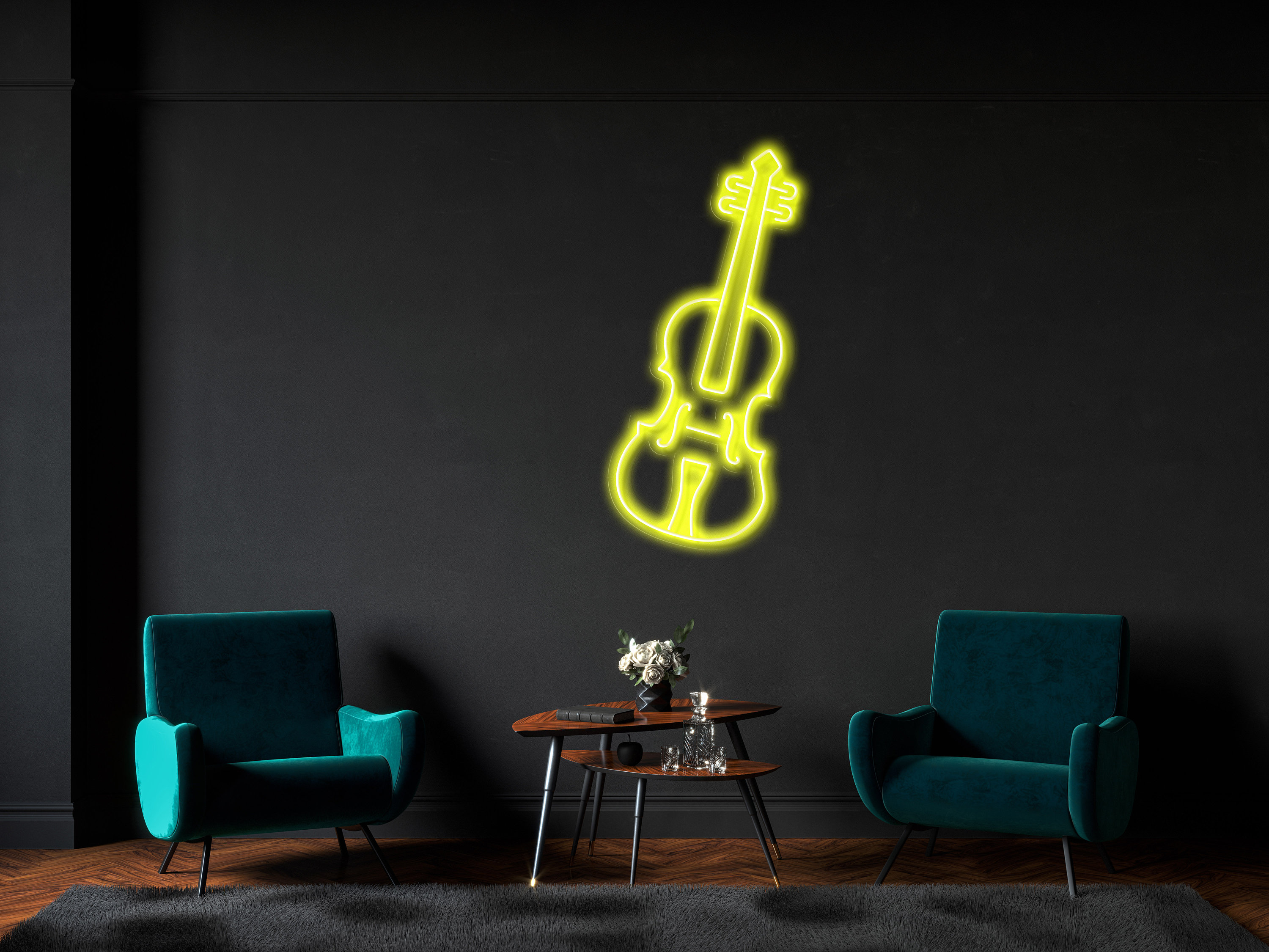 Violin Neon Signs
