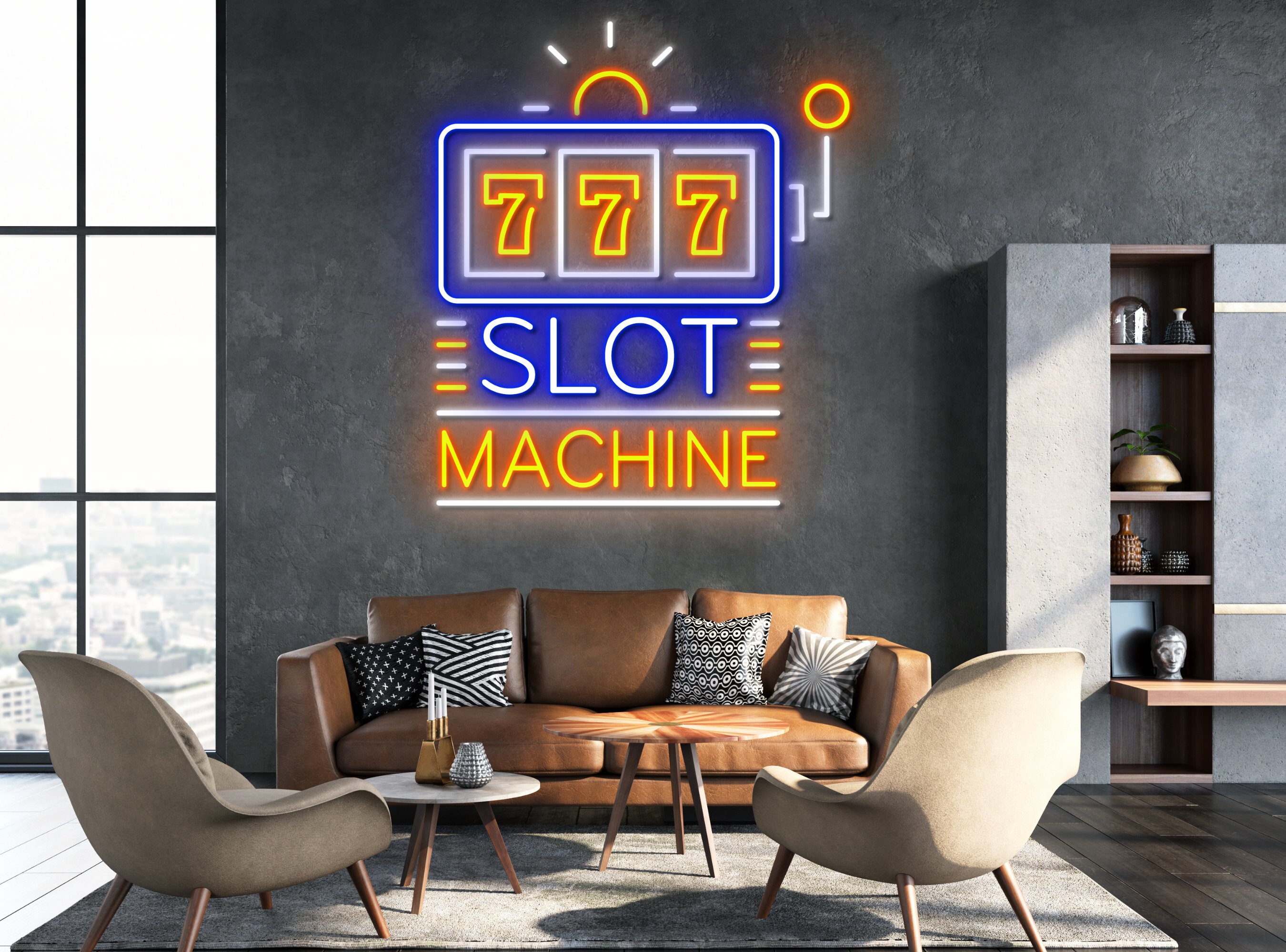 Slot Machine Neon Signs