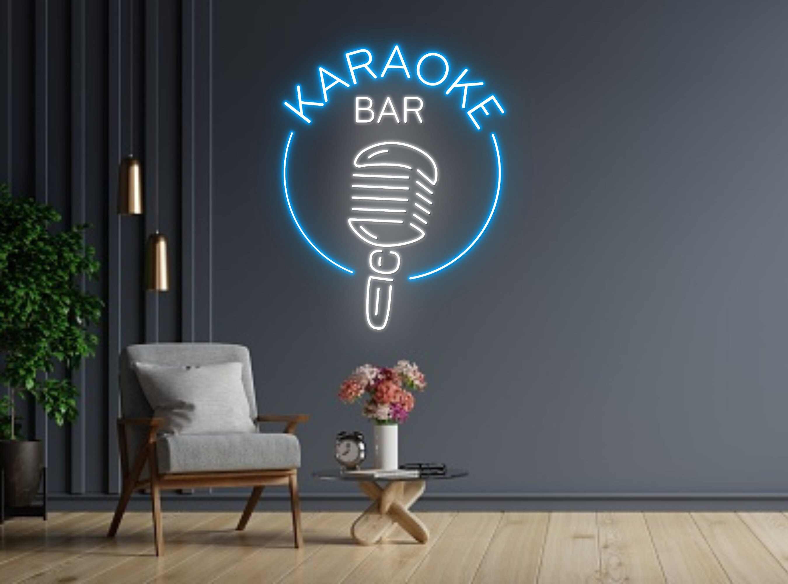 Karaoke Bar Party Night Neon Sign Wall Decoration Gift