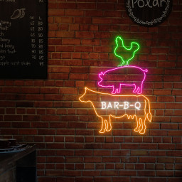 Barbecue Neon Sign BBQ Party Decor