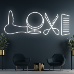 Love Beauty Salon Neon Sign Hair Salon Hair Spa Wall Decor