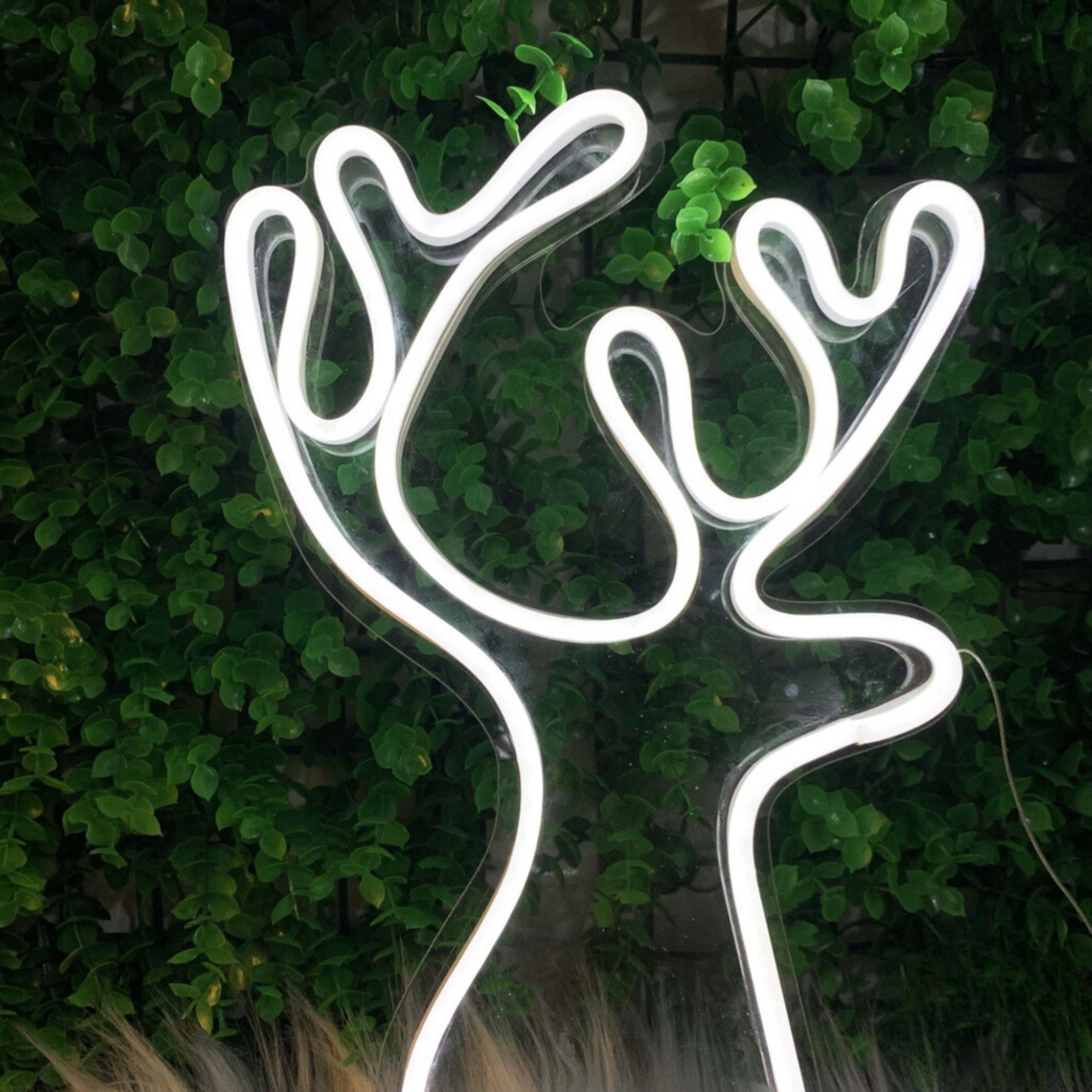 Reindeer Neon Sign Christmas Decor