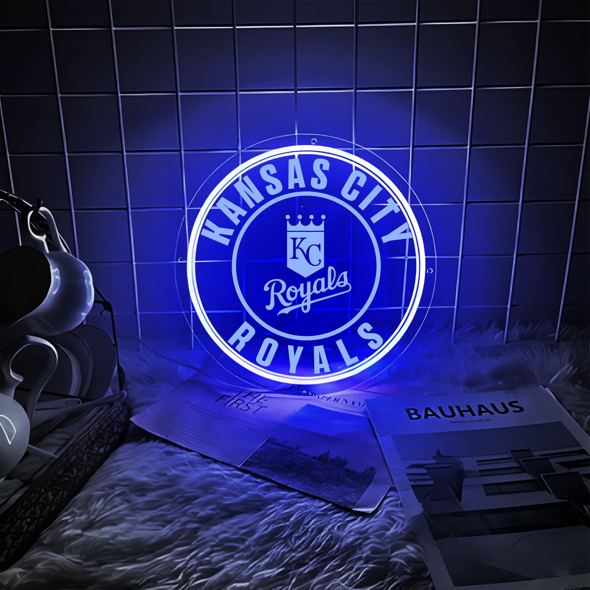 Baseball Kansas City Royals Laser Sign