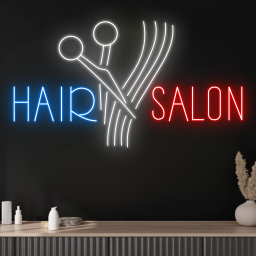 Hair Salon Neon Signs Hair Salon Shop Wall Decor Signboard