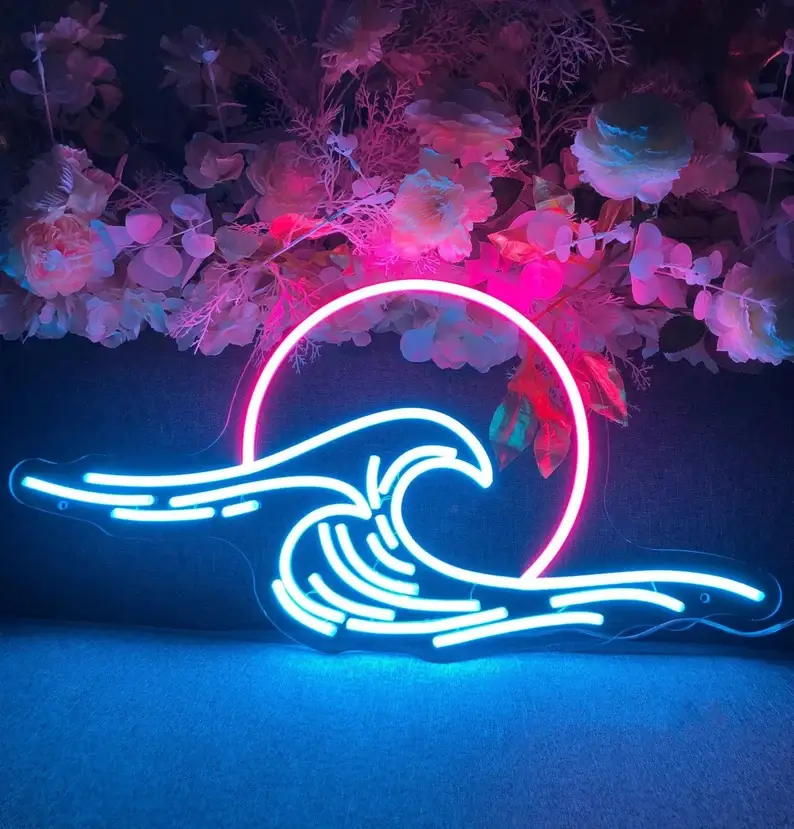 Sun Wave Neon Signs Retro Led Sign