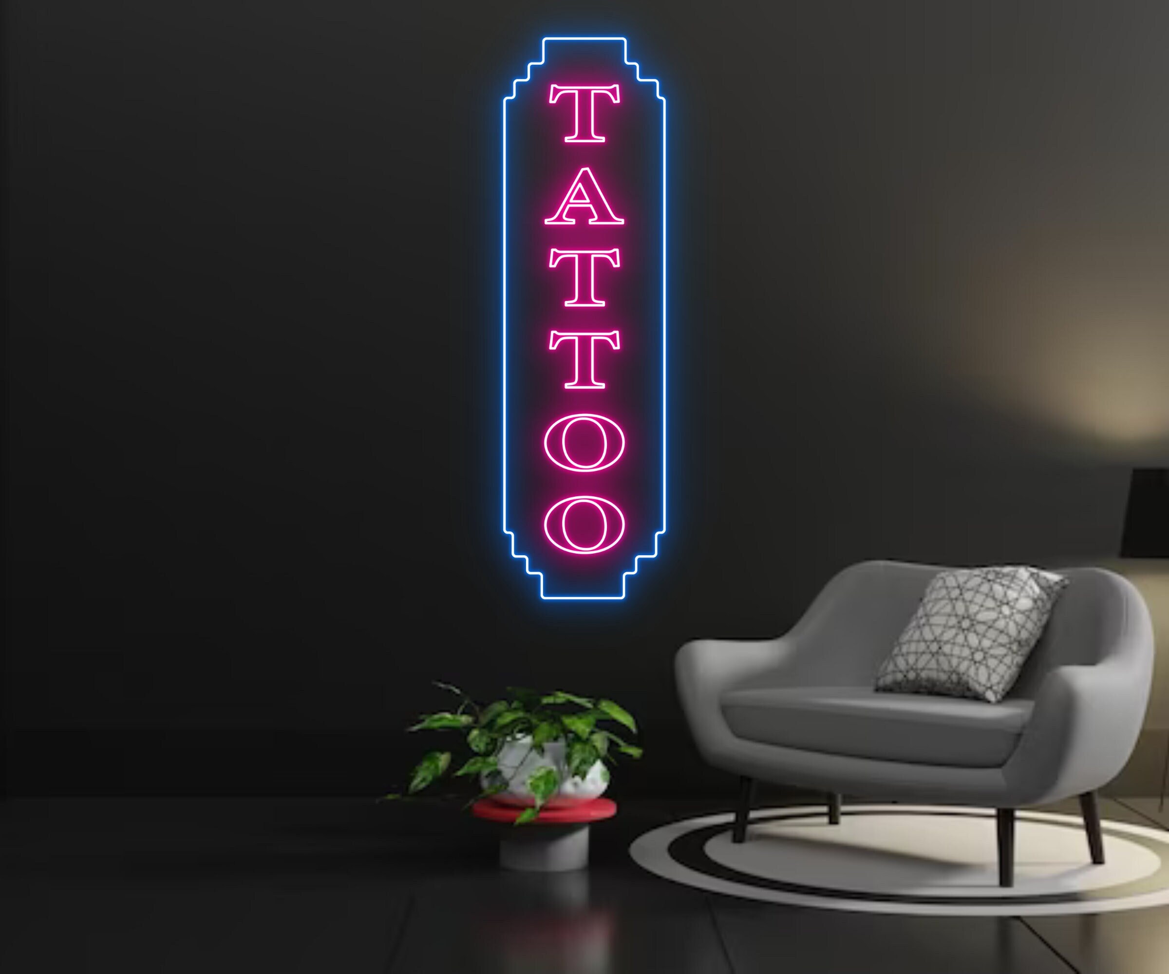 Tattoo Shop Neon Sign Decor Gift