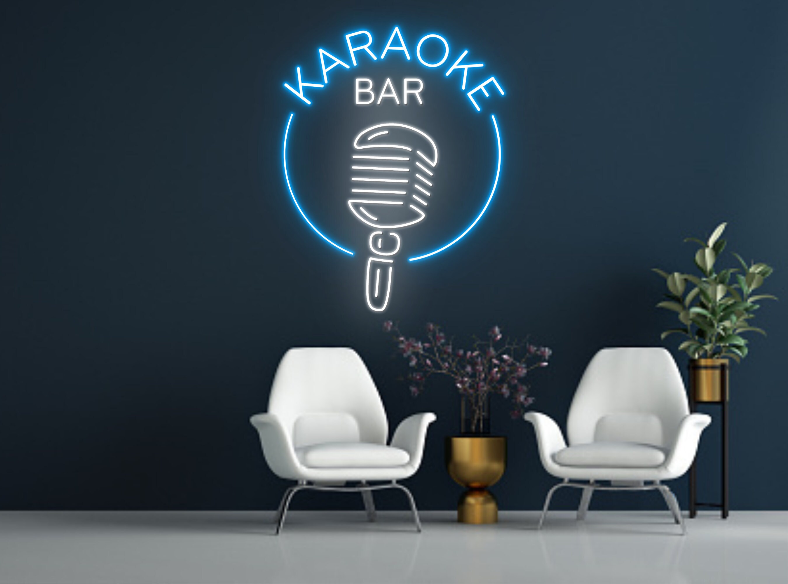 Karaoke Bar Party Night Neon Sign Wall Decoration Gift