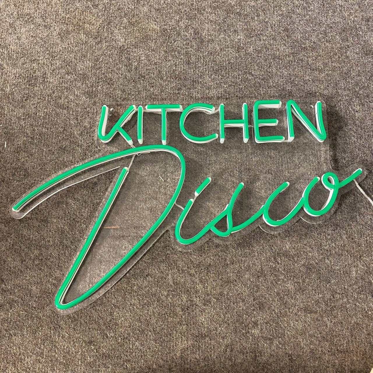 Kitchen Disco Neon Sign Restaurant Wall Decor