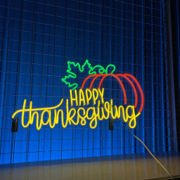 Happy Thanksgiving Neon Sign Thanksgiving Lights Decor