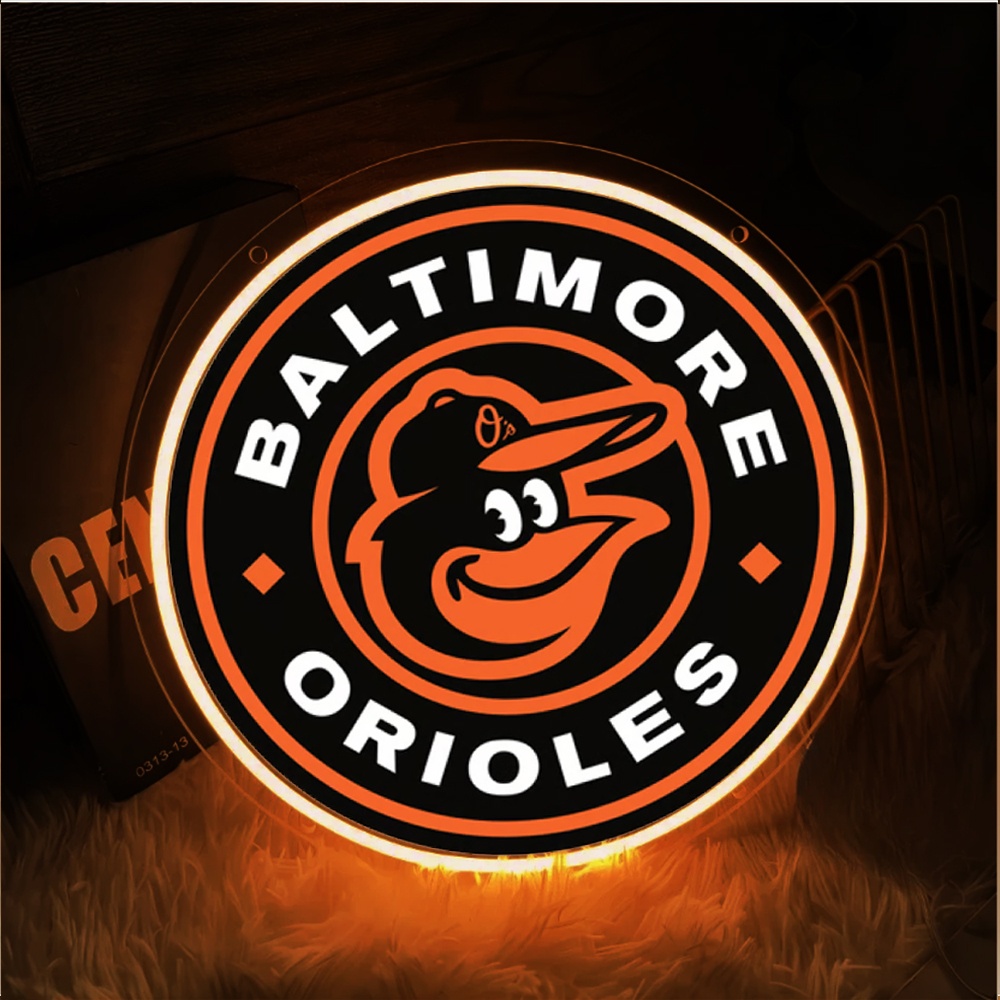 Baseball Baltimore Orioles UV Sign