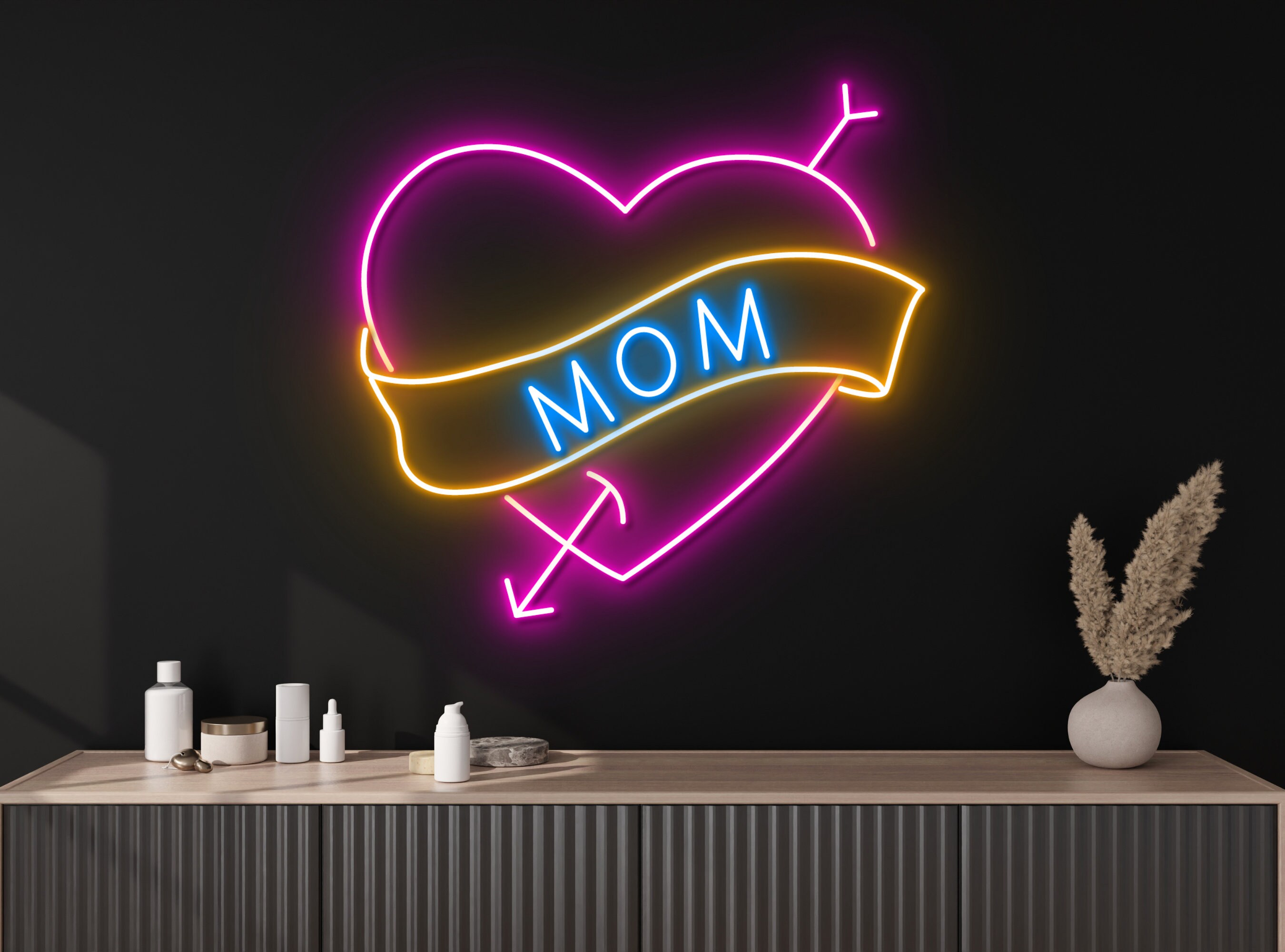 Wall Art Decor Mom Day Neon Sign