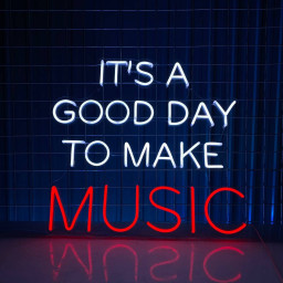 It's A Good Day To Make Music Neon Sign Music Wall Decor