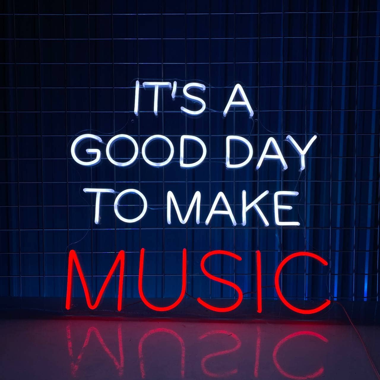 It's A Good Day To Make Music Neon Sign Music Wall Decor