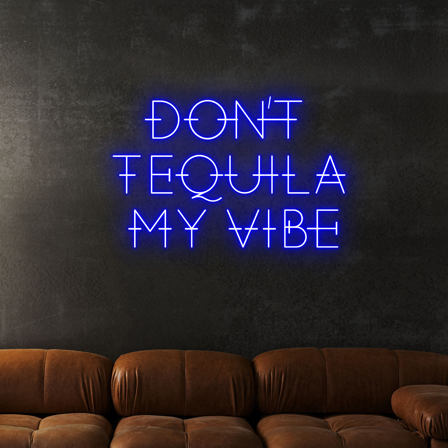 Don't Tequila My Vibe Neon Sign Bar Decor Wall Art