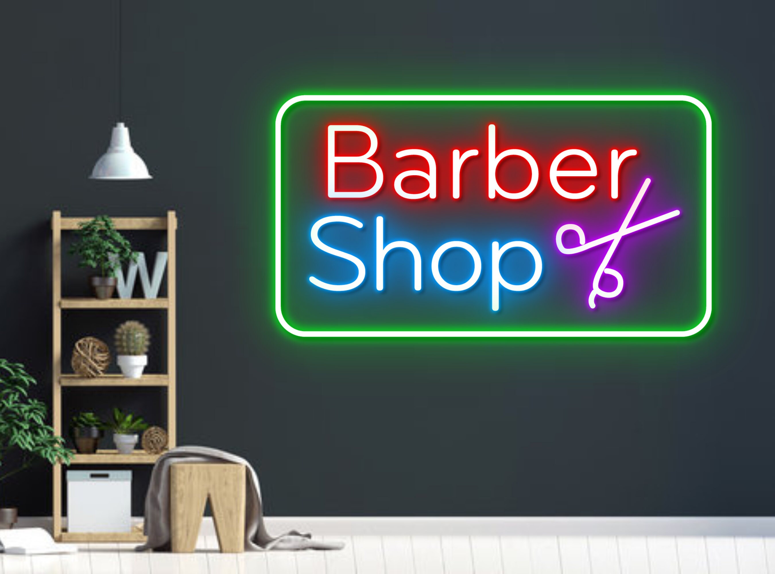 Barber Shop Neon Sign Decoration Gift