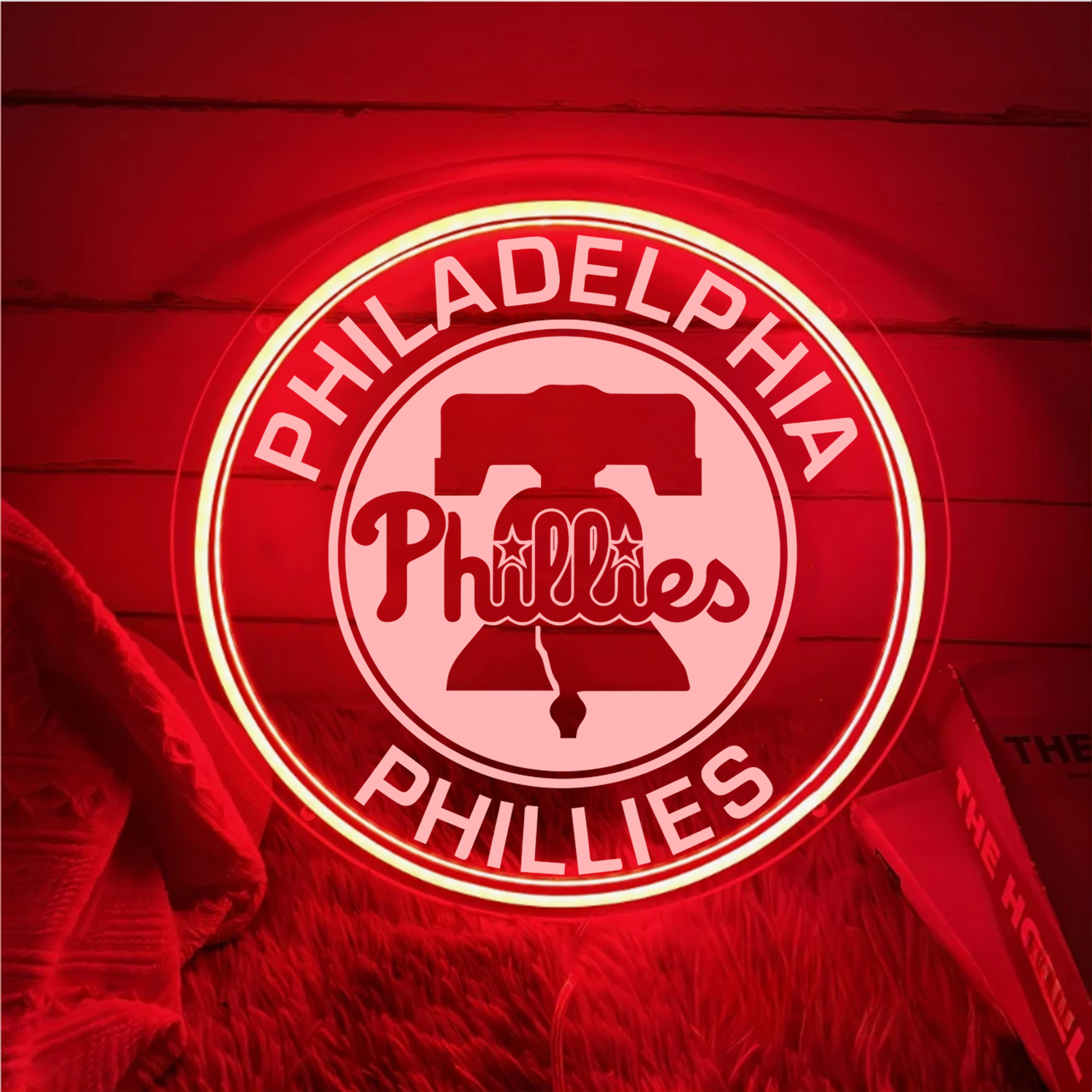 Baseball Philadelphia Phillies Laser Sign