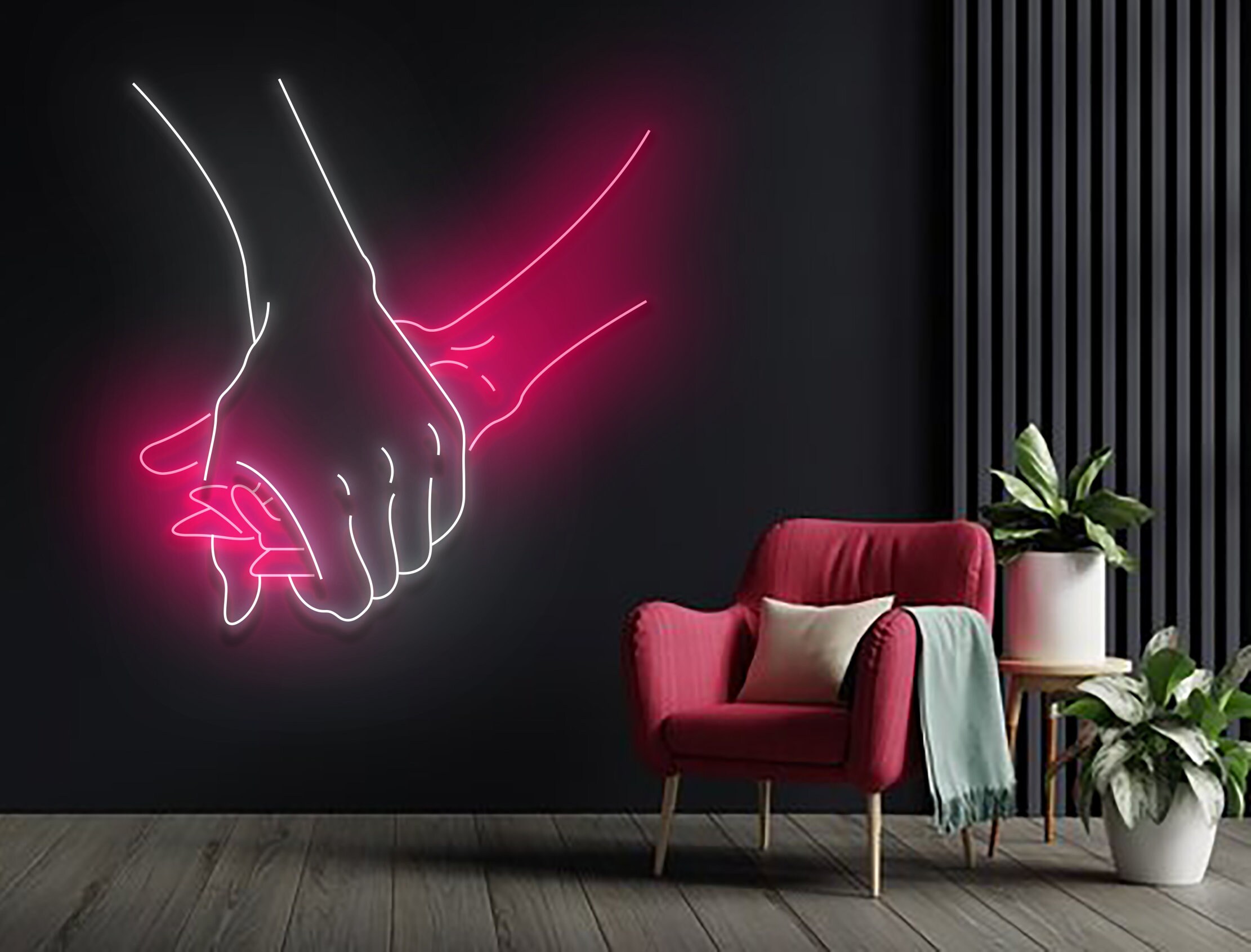 Hand In Hand Neon Signs