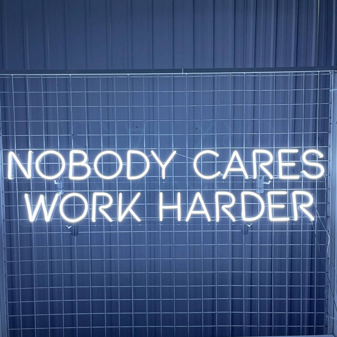 Nobody Cares Work Harder Neon Sign Long-lasting Wall Decor