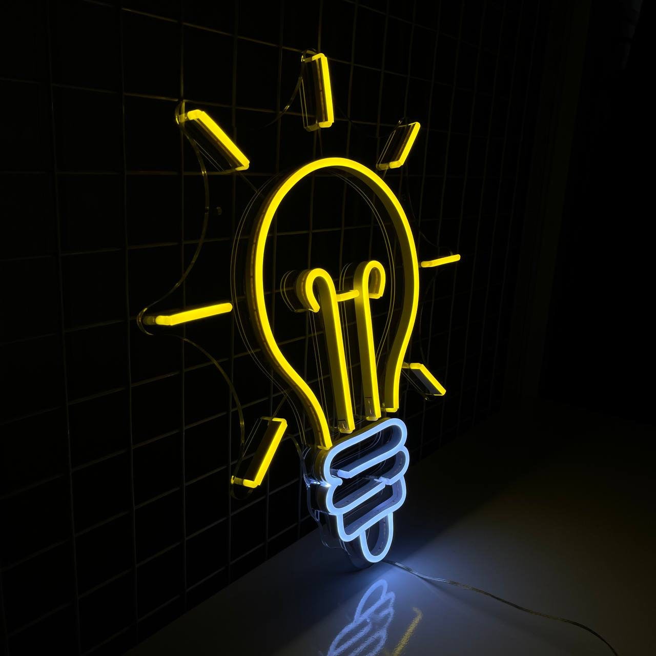 Light Bulb Led Sign Neon Sign - Custom Personalised LED Neon Signs ...