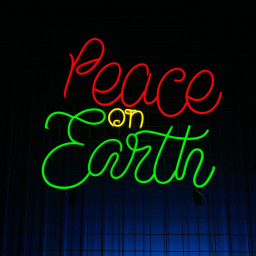 Peach on Earth Neon Sign Christmas Long-lasting Lights Decor