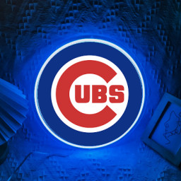 Chicago Cubs Baseball UV Sign