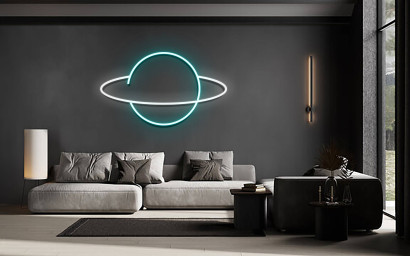 Planet Neon Signs Home Wall Long-lasting Decor