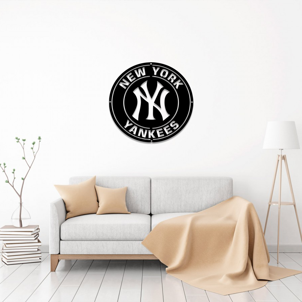 New York Yankees Metal Sign