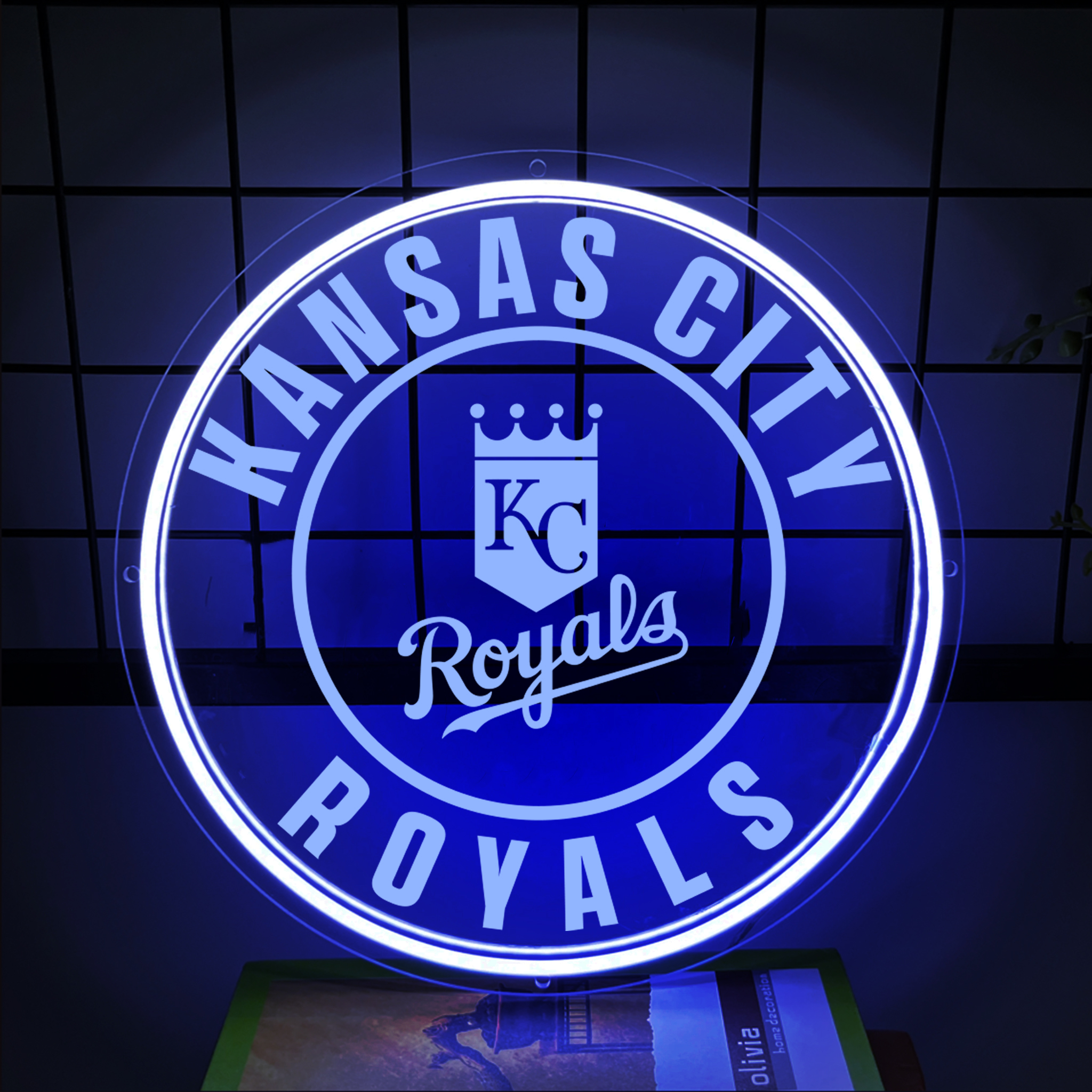 Baseball Kansas City Royals Laser Sign