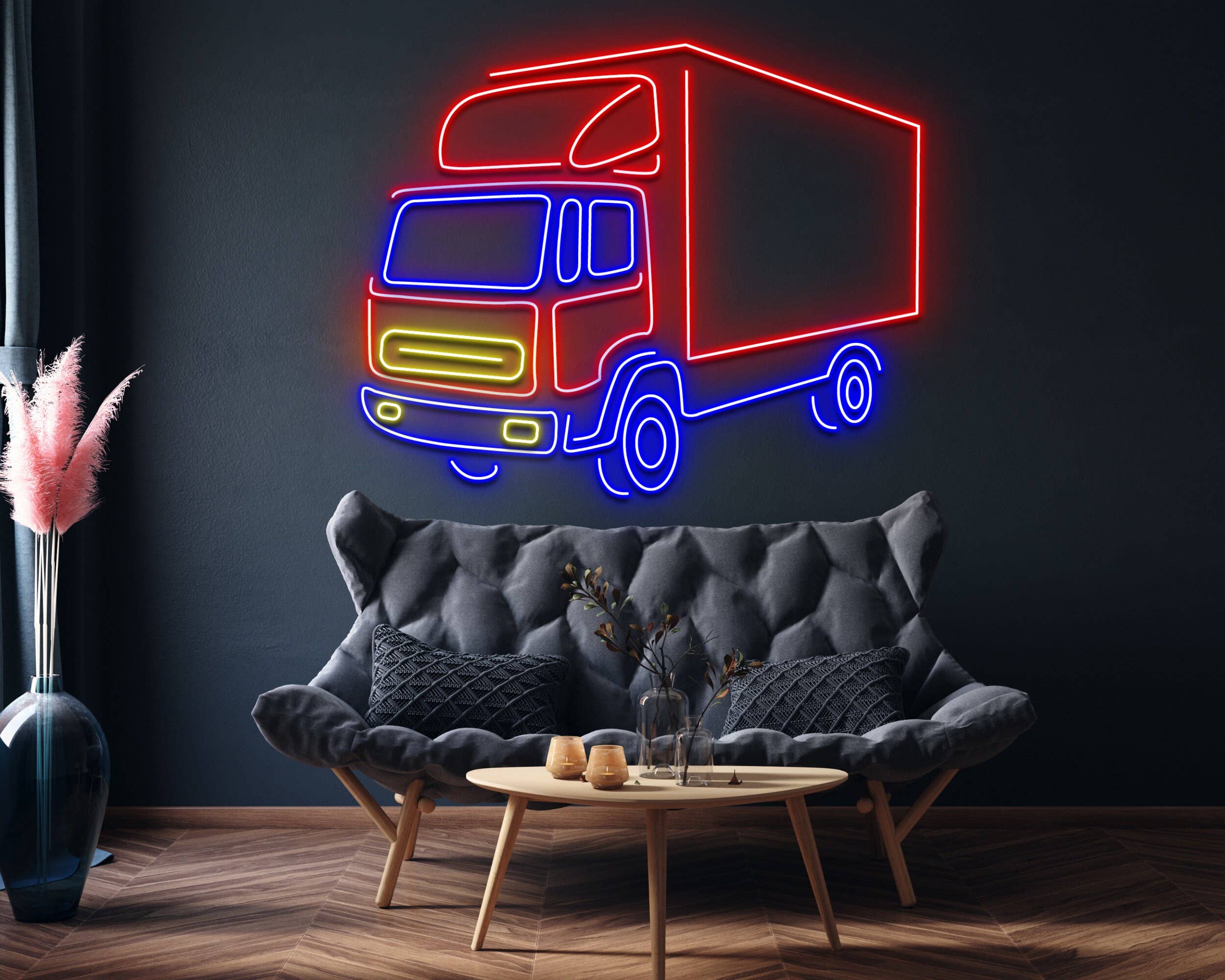 Delivery Truck Neon Sign