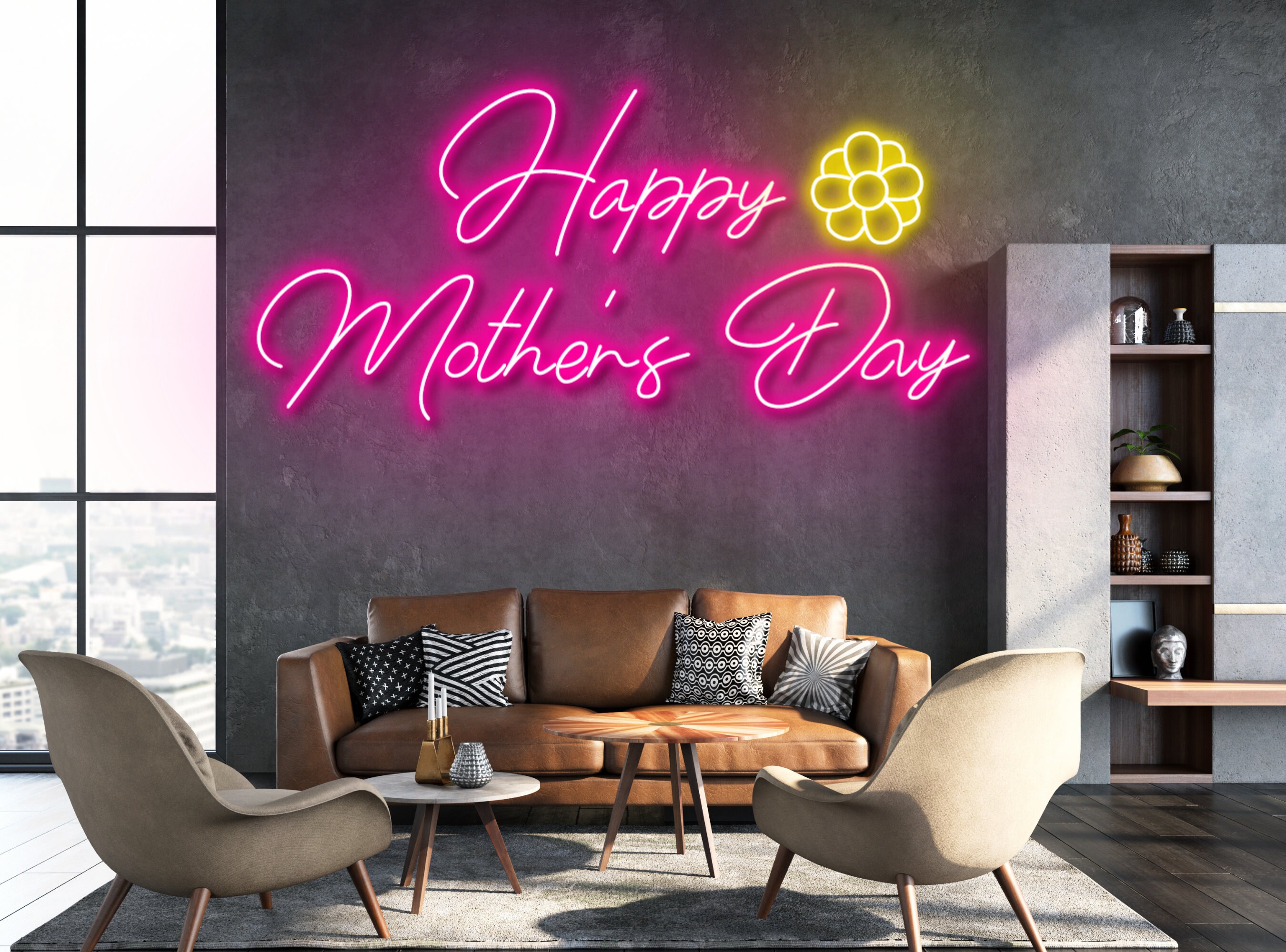 Mother's Day Neon Sign Decor