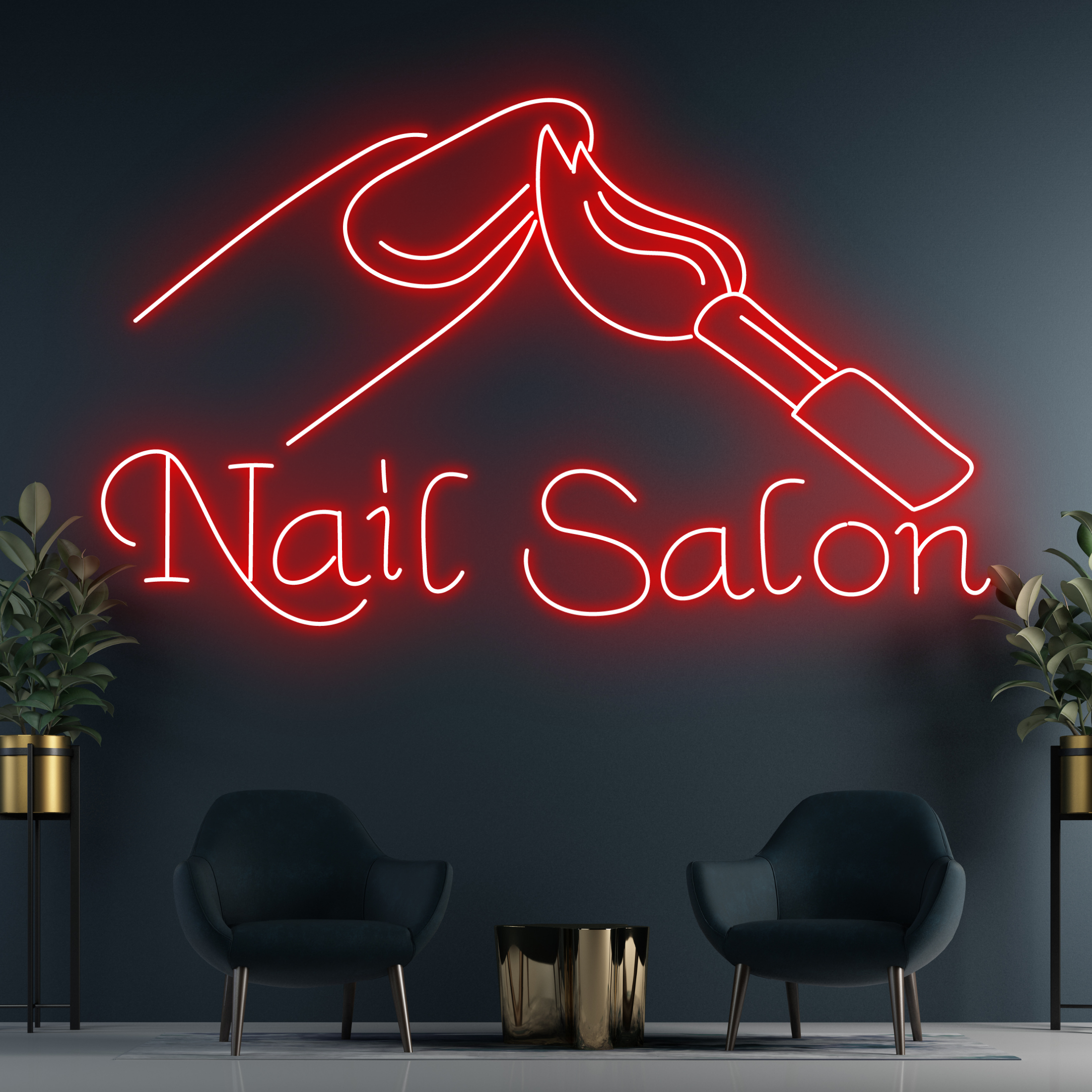 Nail Salon Neon Signs Nail Salon Shop Wall Decor Signboard