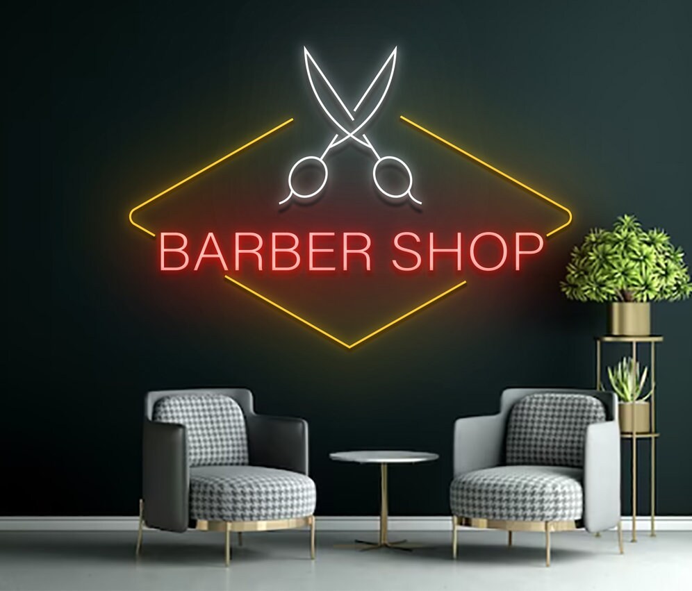 Barber Shop Neon Sign Decoration Sign