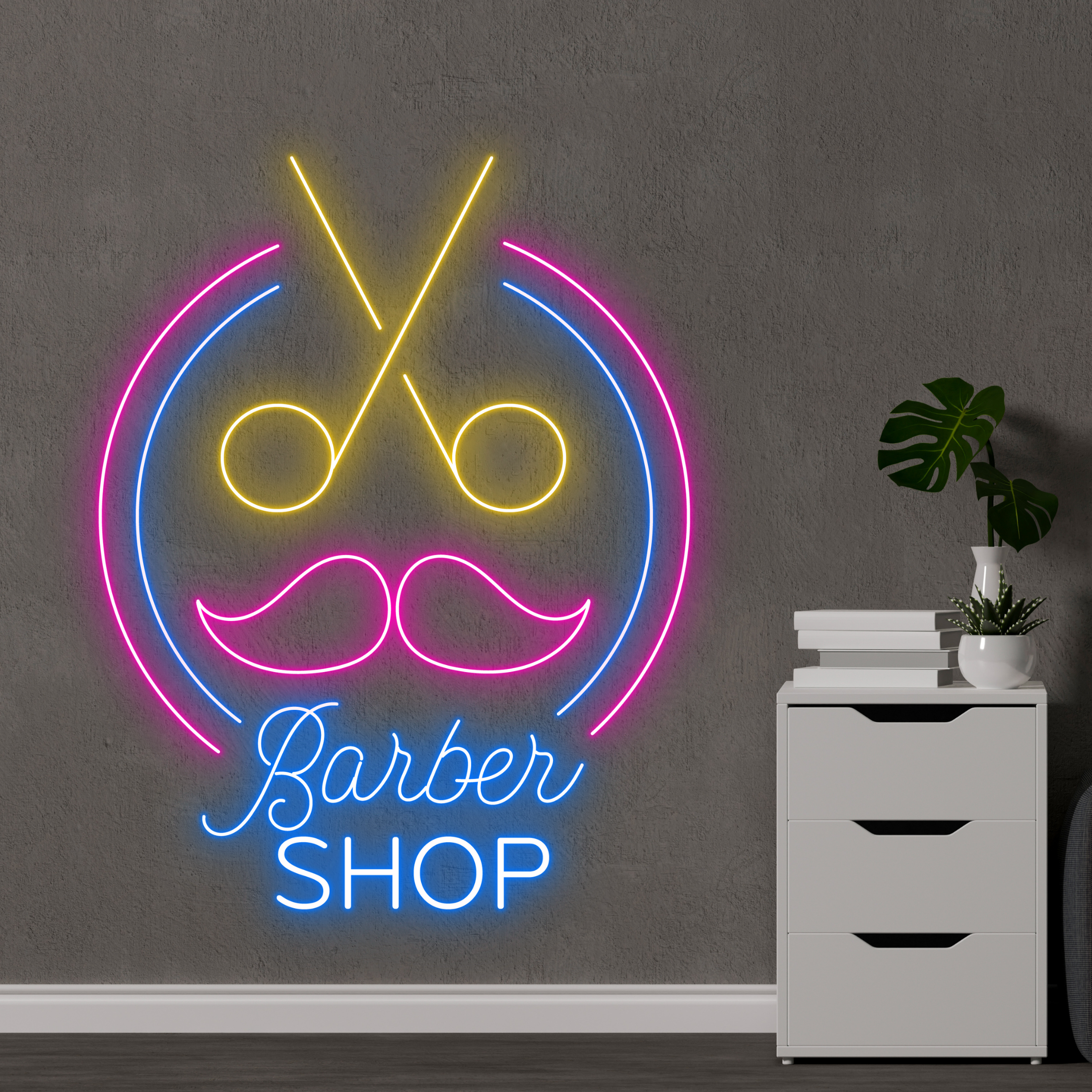 Barber Shop Neon Sign