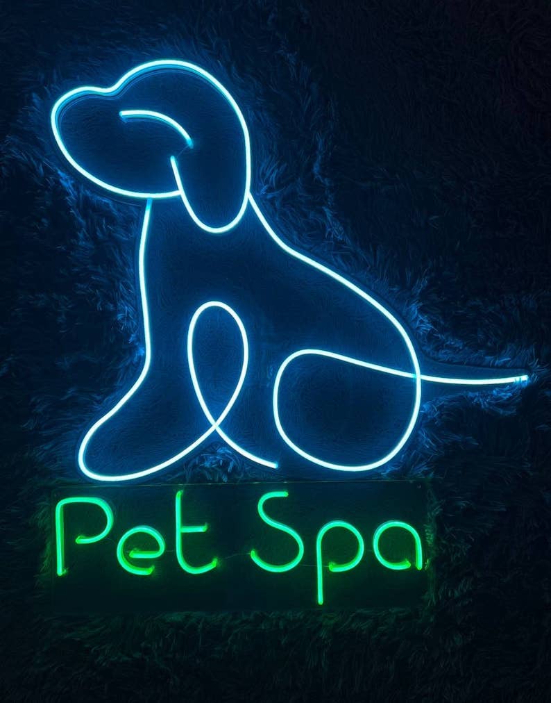 Pet Spa Shop Signboard