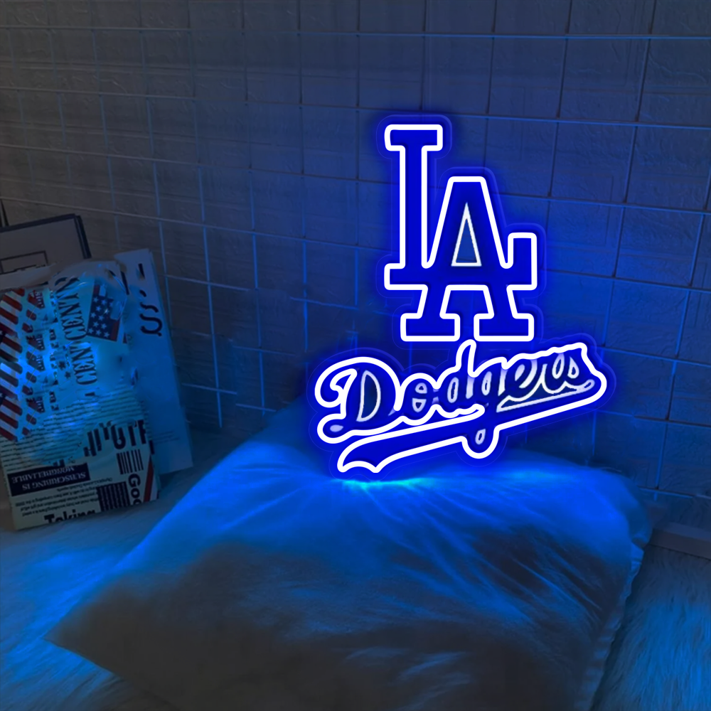 Los Angeles Dodgers Baseball UV Sign
