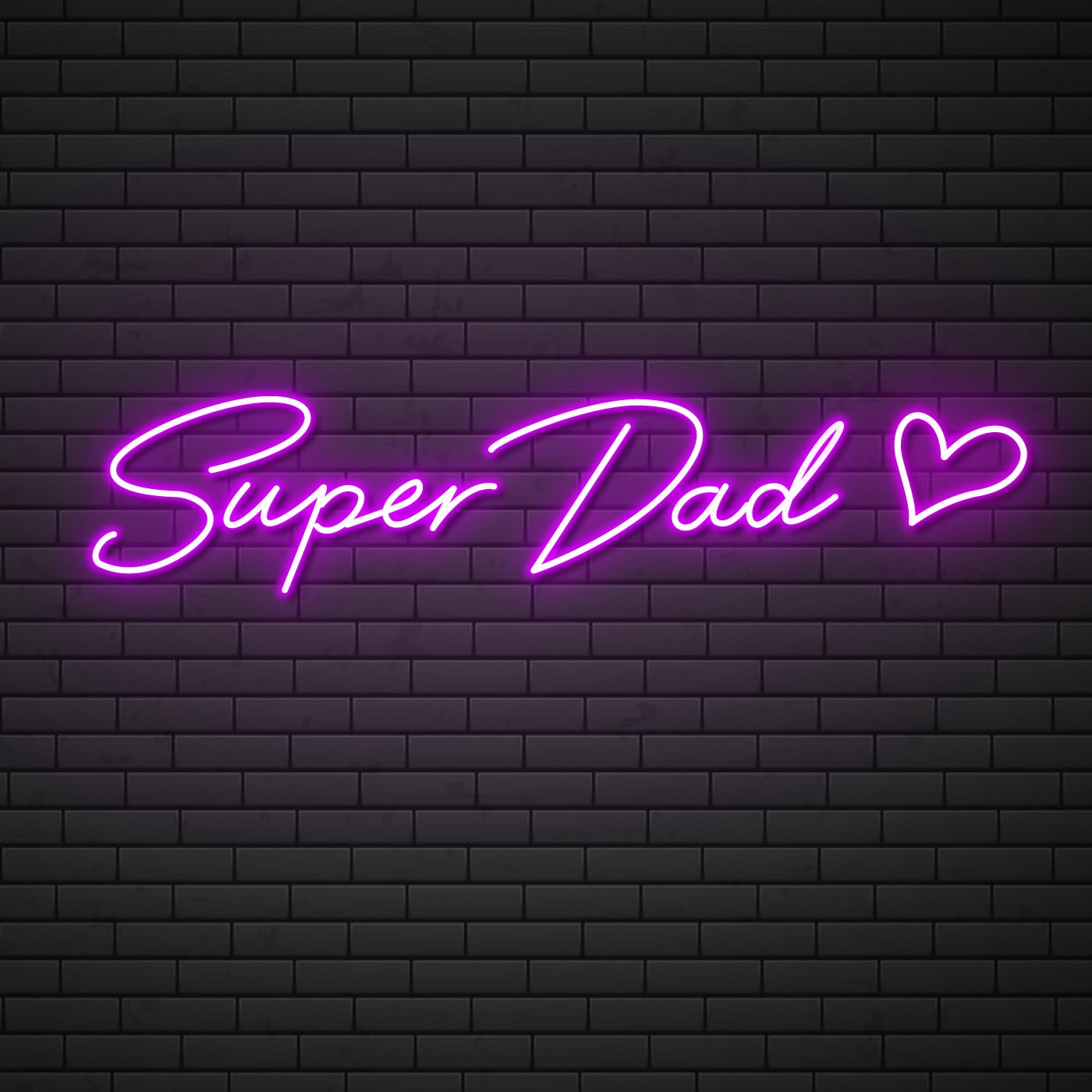 Super Dad Neon Sign Wall Art Decor