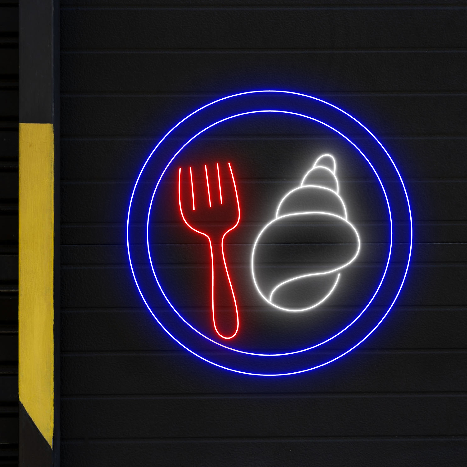 Sea Snail Neon Sign Seafood Restaurant Wall Decor