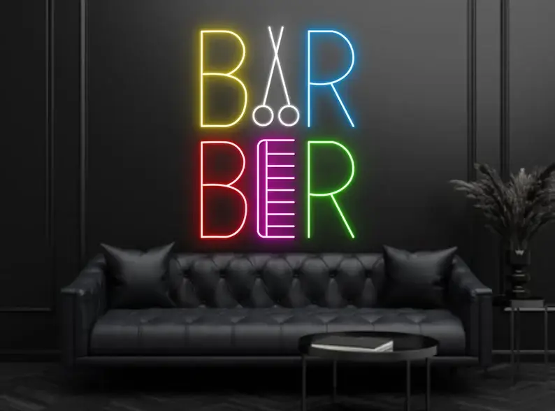 Barber Shop Neon Sign