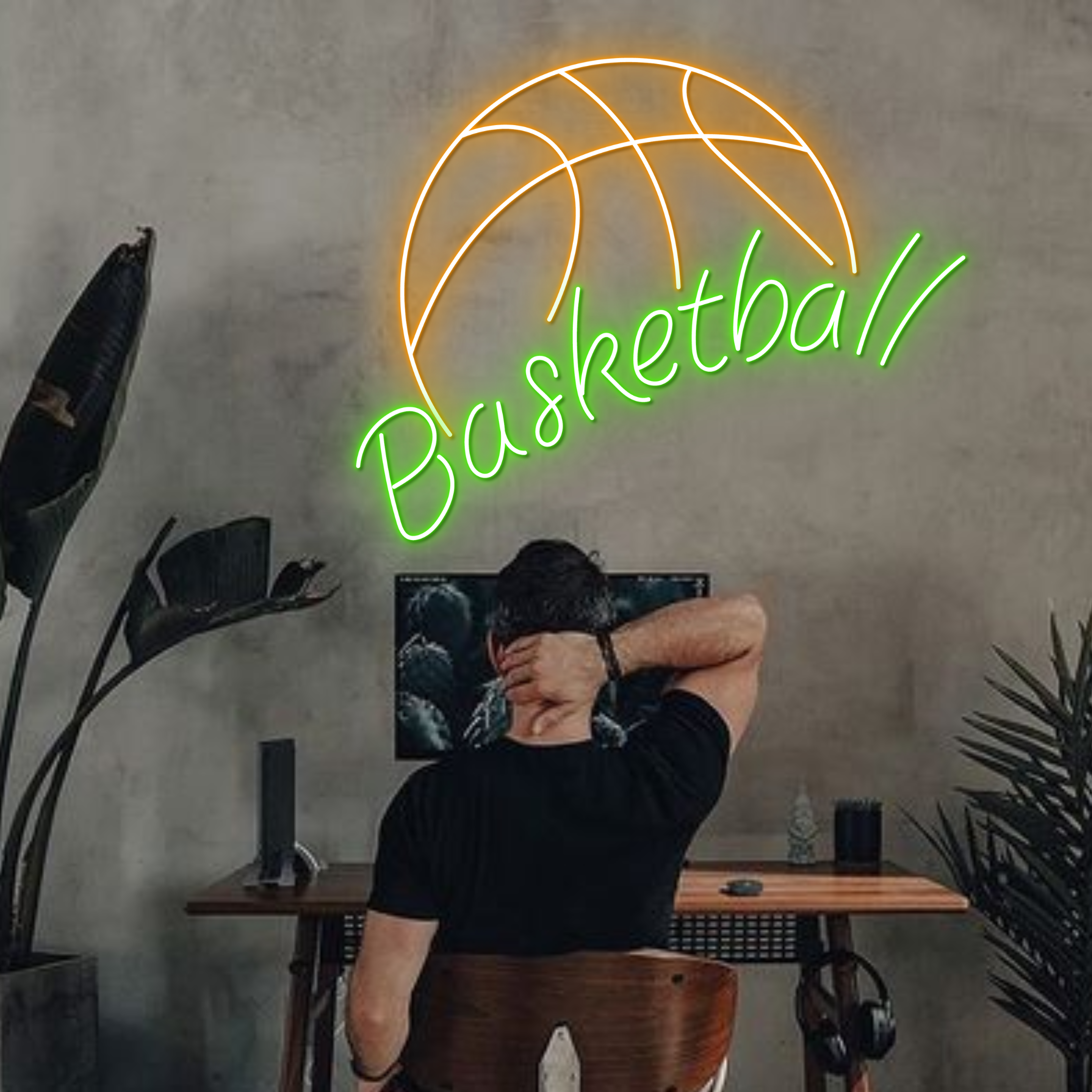 Basketball Neon Sign Basketball Club Wall Decor