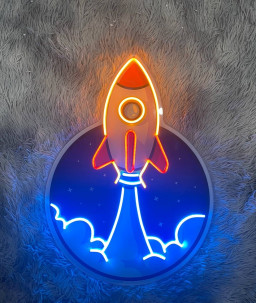 Rocket Neon Signs Custom Neon Sign