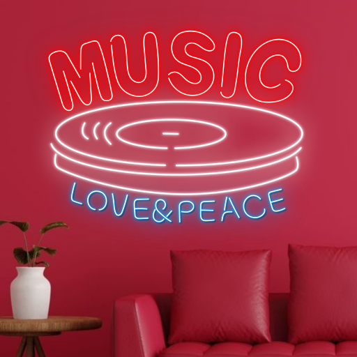 Music neon signs