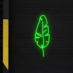 Banana Palm Leaf Neon LED Sign Tropical Style Wall Art Decor